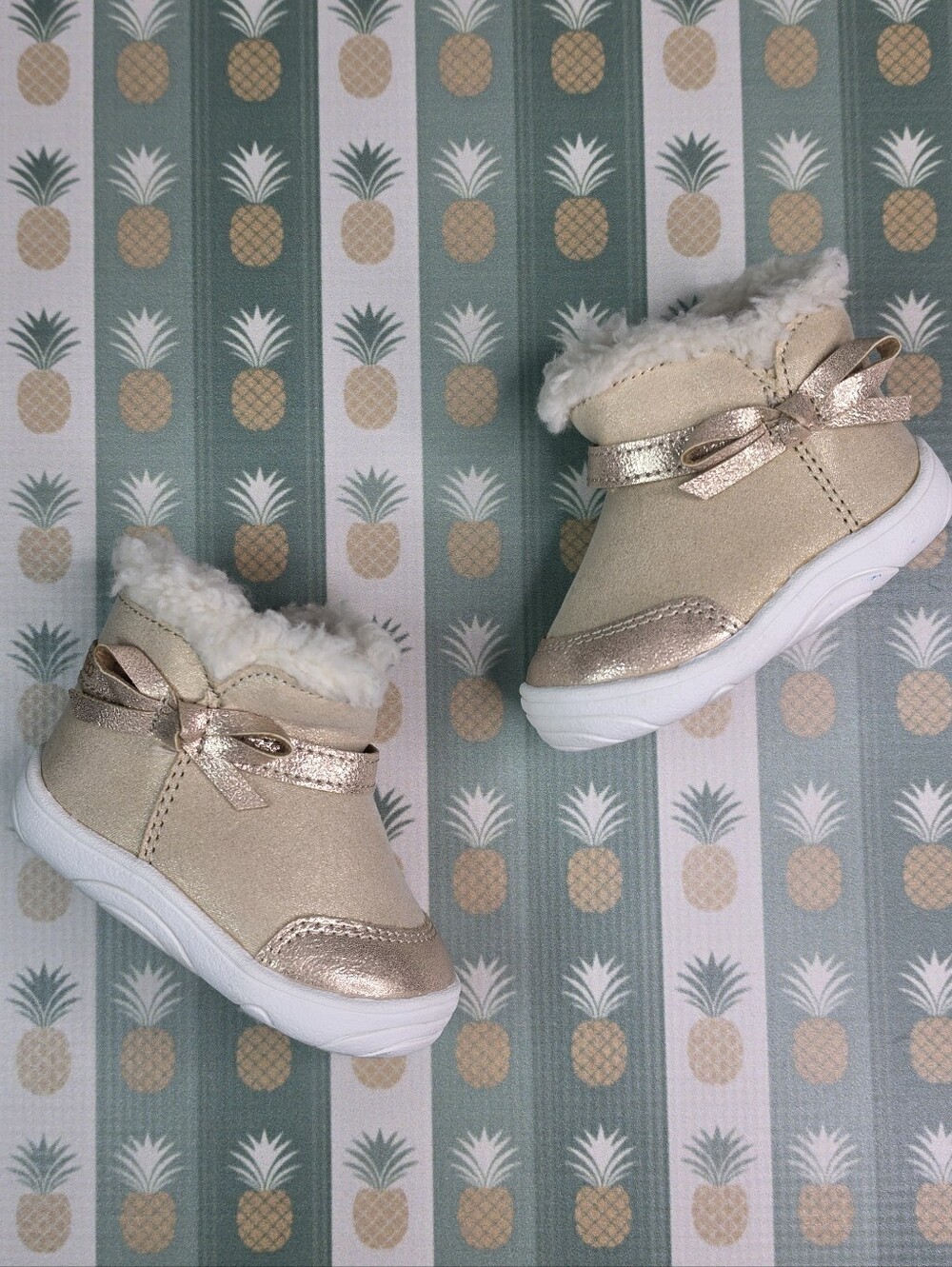Stride Rite Zina Champagne Boots